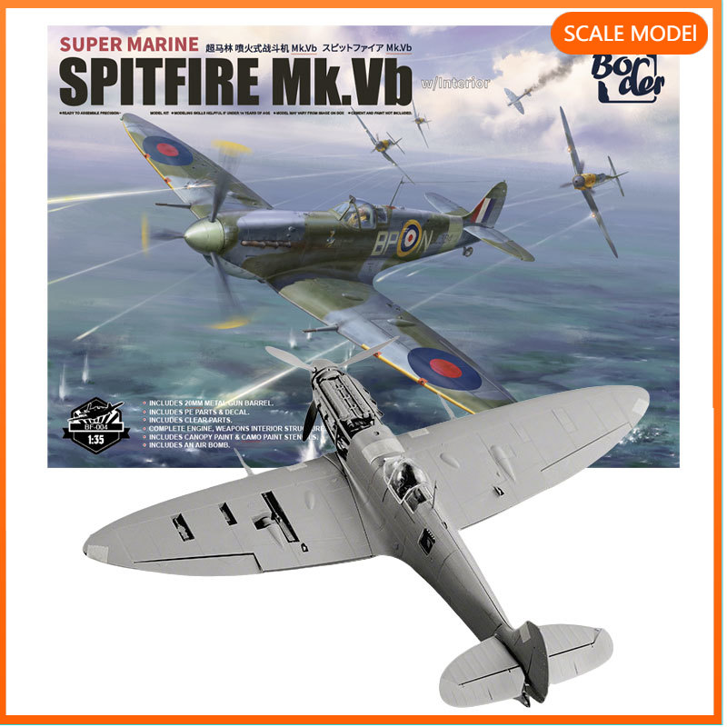 Model Kit Spitfire - Border 1/35 BF-004 Spitfire Fighter with