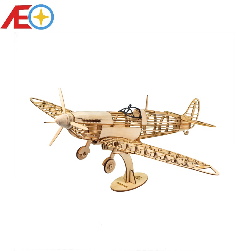 Model Kit Spitfire - AEORC VX18 1:25 Spitfire Fighter RC