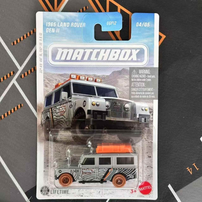 Model Kit Land Rover - MATCHBOX Diecast Car 1:64 Off-Road Vehicle