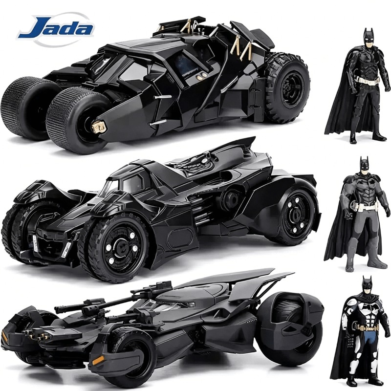 Model Kit Batman - Jada 1:32 Hollywood Rides Batmobile Set-Dark