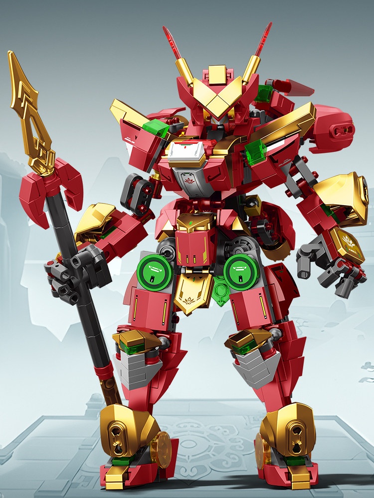 Sembo Block Nezha  Warrior Mec - Model Kit Nezha ulasan dan harga