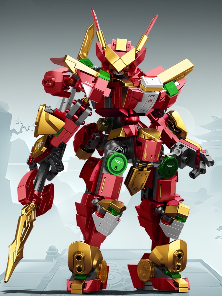 Sembo Block Nezha  Warrior Mec - Model Kit Nezha ulasan dan harga