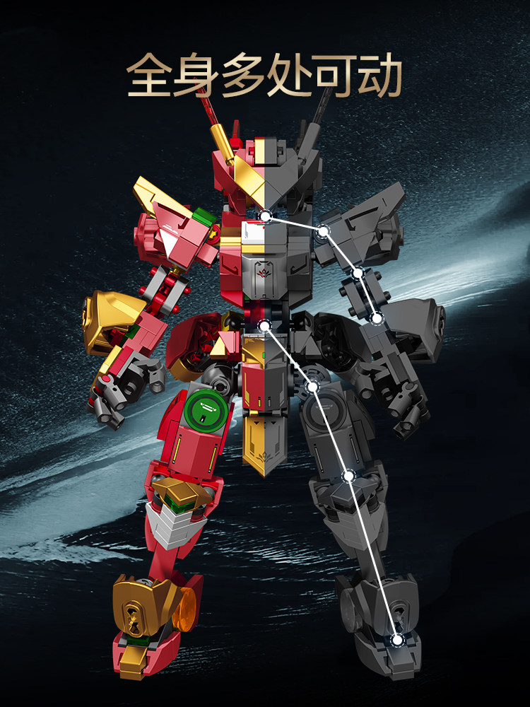 Sembo Block Nezha  Warrior Mec - Model Kit Nezha ulasan dan harga
