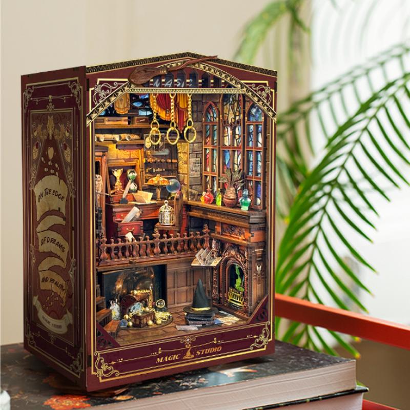 DIY Book Nook Shelf Insert Kit - Model Kit Studio ulasan dan harga