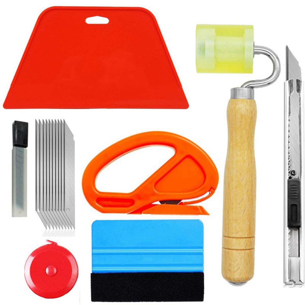 16-Piece Set Of Car Film Wallp - Seam Scraper Tool ulasan dan harga