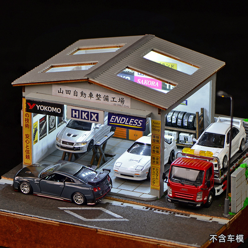 1:64 Scale DIY Auto Repair Sho - Model Kit Store ulasan dan harga