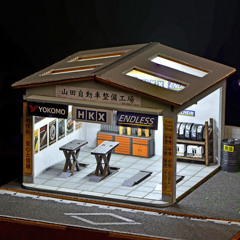 1:64 Scale DIY Auto Repair Sho - Model Kit Store ulasan dan harga