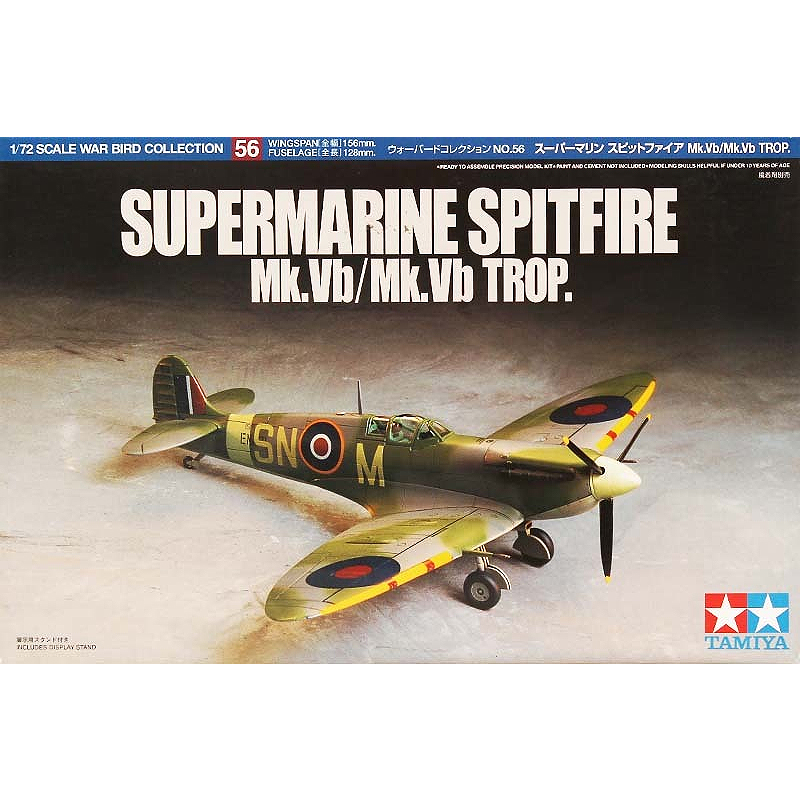 Tamiya Plastic Assembly Milita - Model Kit Spitfire ulasan dan harga
