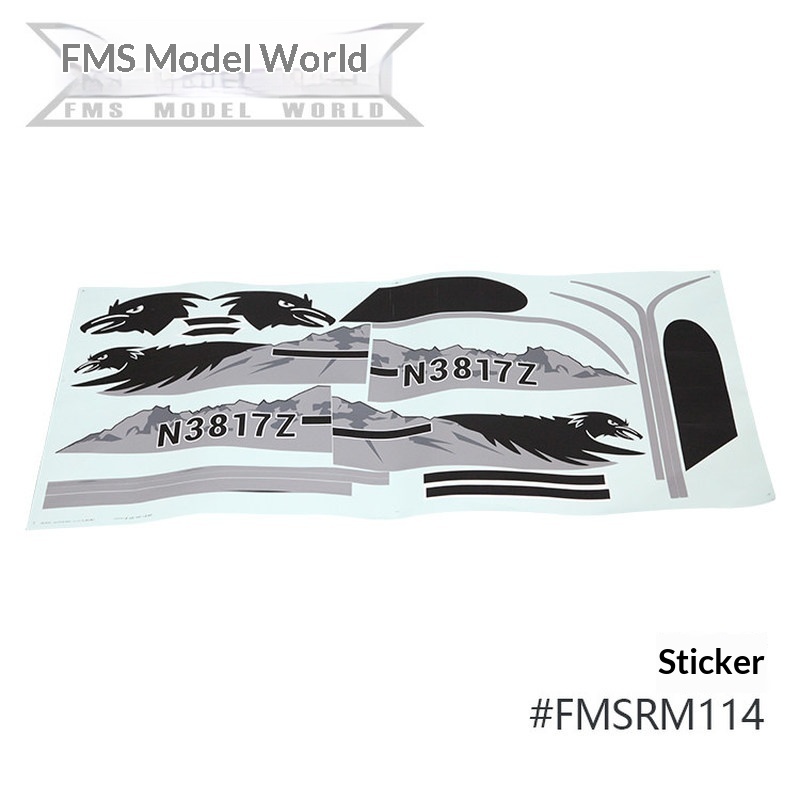 FMS RC Plane Decals For 1700mm - Model Kit Land Rover ulasan dan harga
