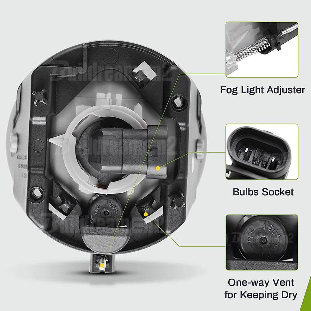 2 Pieces Car Front Fog Light A - Model Kit Land Rover ulasan dan harga
