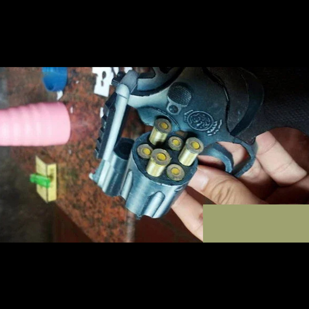 1:1 3D M66 Revolver Paper Mode - Model Kit Revolver ulasan dan harga