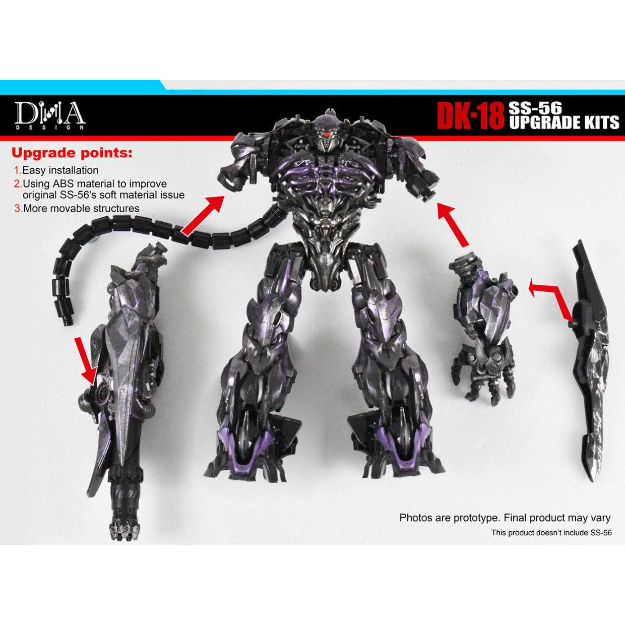 DNA Design DK-18 Exclusive Upg - Model Kit Studio ulasan dan harga