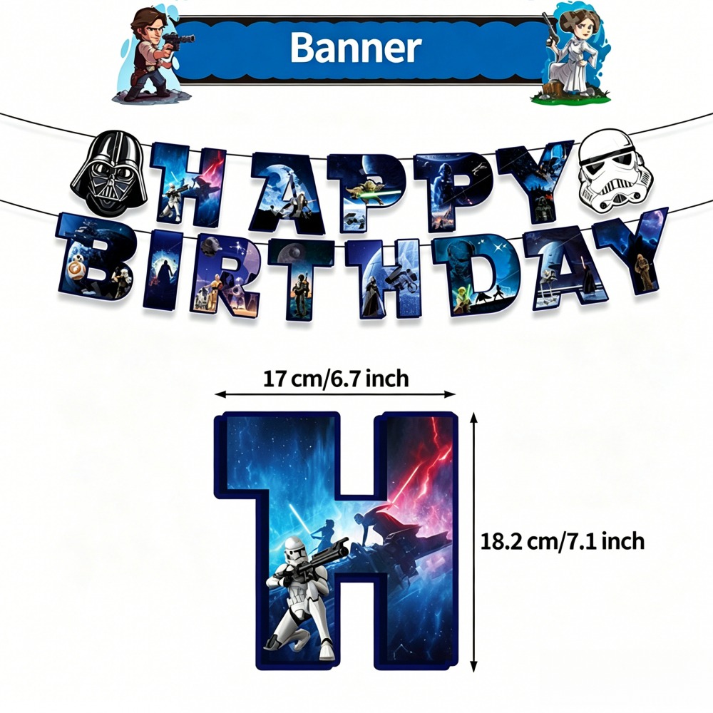 Star Wars Birthday Party Suppl - Model Kit Star Wars ulasan dan harga