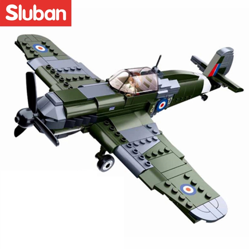 290pcs 0712 WW2 Military Spitf - Model Kit Spitfire ulasan dan harga
