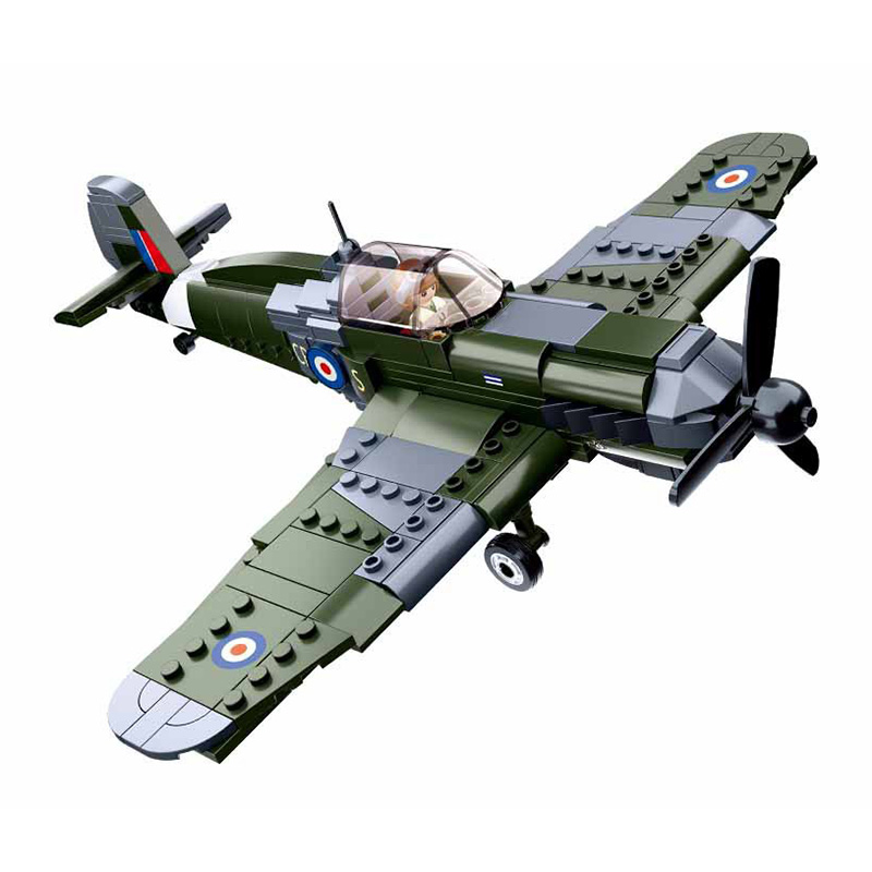290pcs 0712 WW2 Military Spitf - Model Kit Spitfire ulasan dan harga