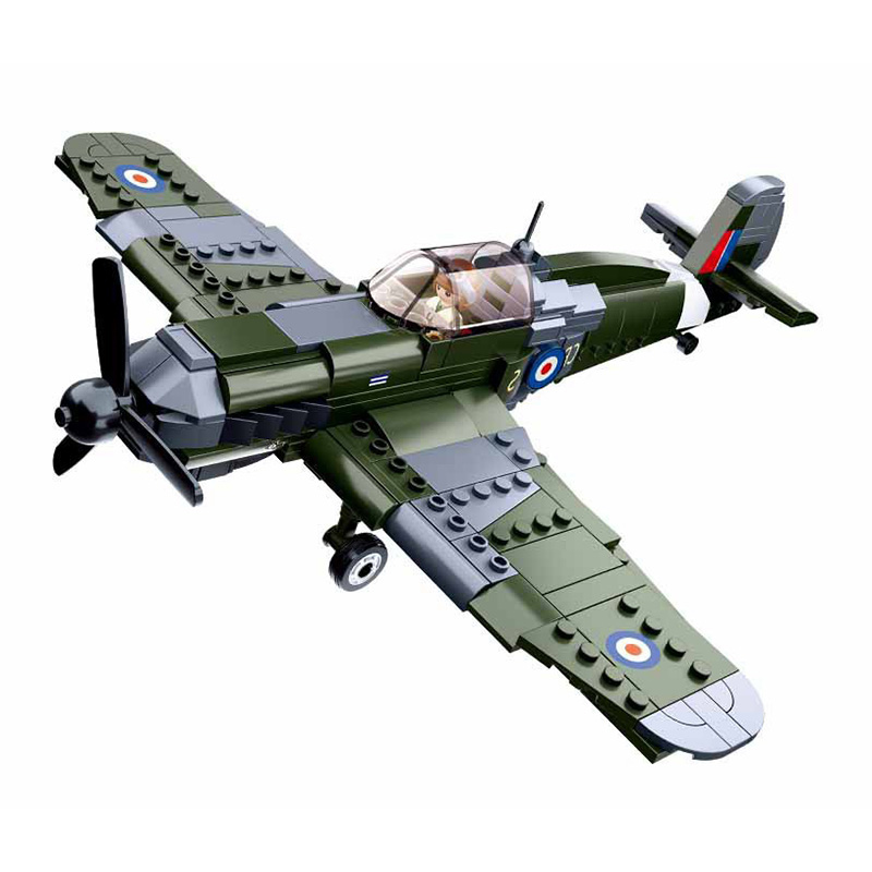 290pcs 0712 WW2 Military Spitf - Model Kit Spitfire ulasan dan harga