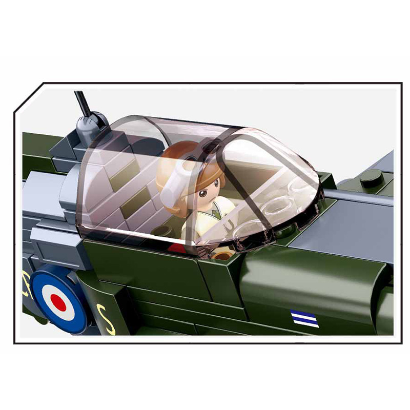 290pcs 0712 WW2 Military Spitf - Model Kit Spitfire ulasan dan harga
