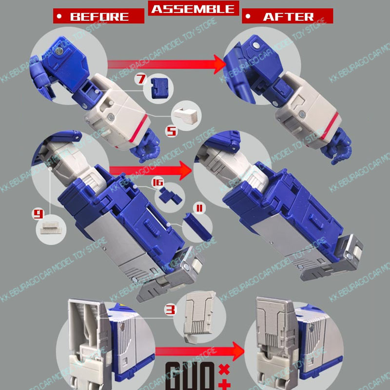 GUO Studio Transformation SS86 - Model Kit Studio ulasan dan harga