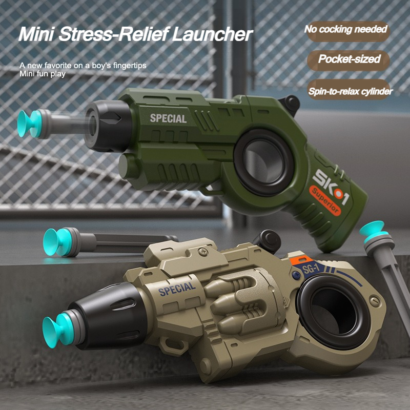 2-Pack EDC Fidget Launcher Rev - Model Kit Revolver ulasan dan harga