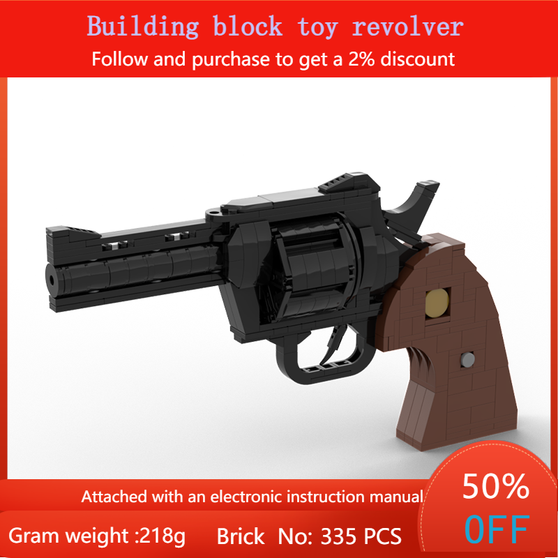Building Block Toy Model Revol - Model Kit Revolver ulasan dan harga